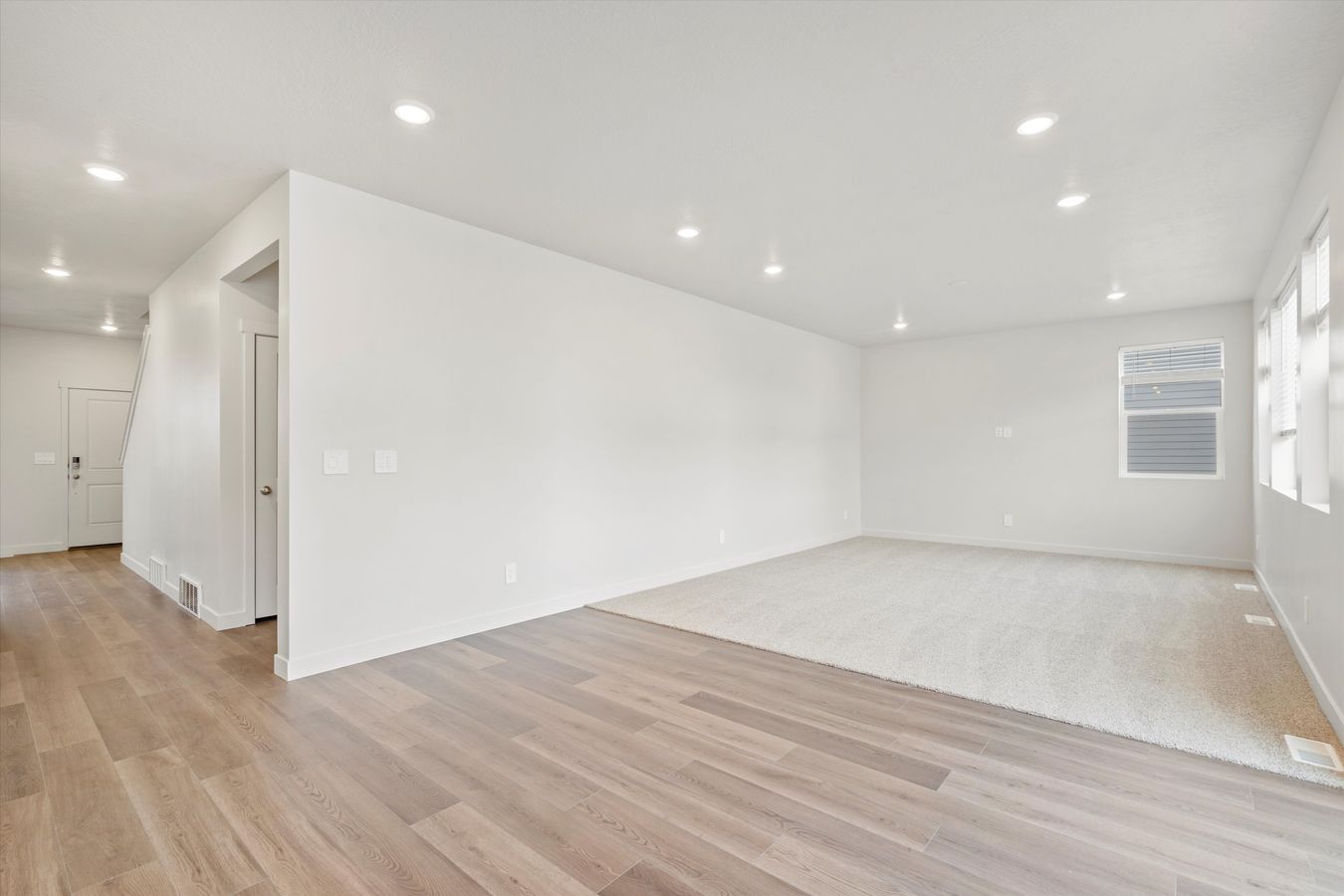 The Pine floorplan interior image taken at a Meritage Homes Community in Tooele, UT.