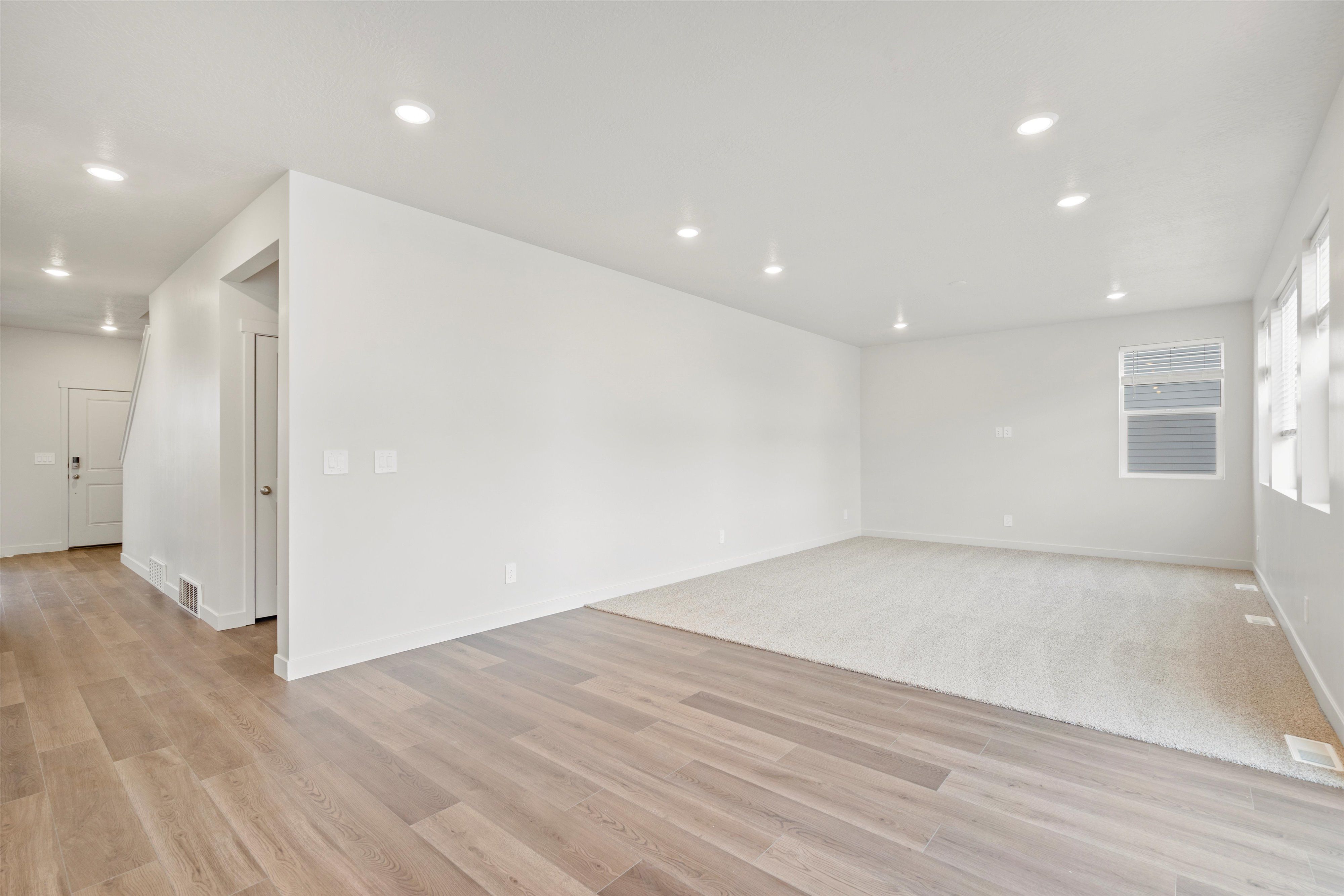 The Pine floorplan interior image taken at a Meritage Homes Community in Tooele, UT.
