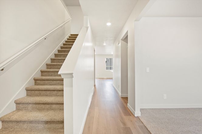 The Pine floorplan interior image taken at a Meritage Homes Community in Tooele, UT.