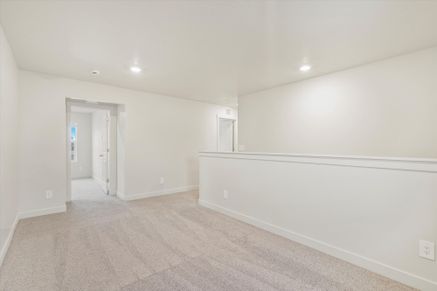 The Pine floorplan interior image taken at a Meritage Homes Community in Tooele, UT.