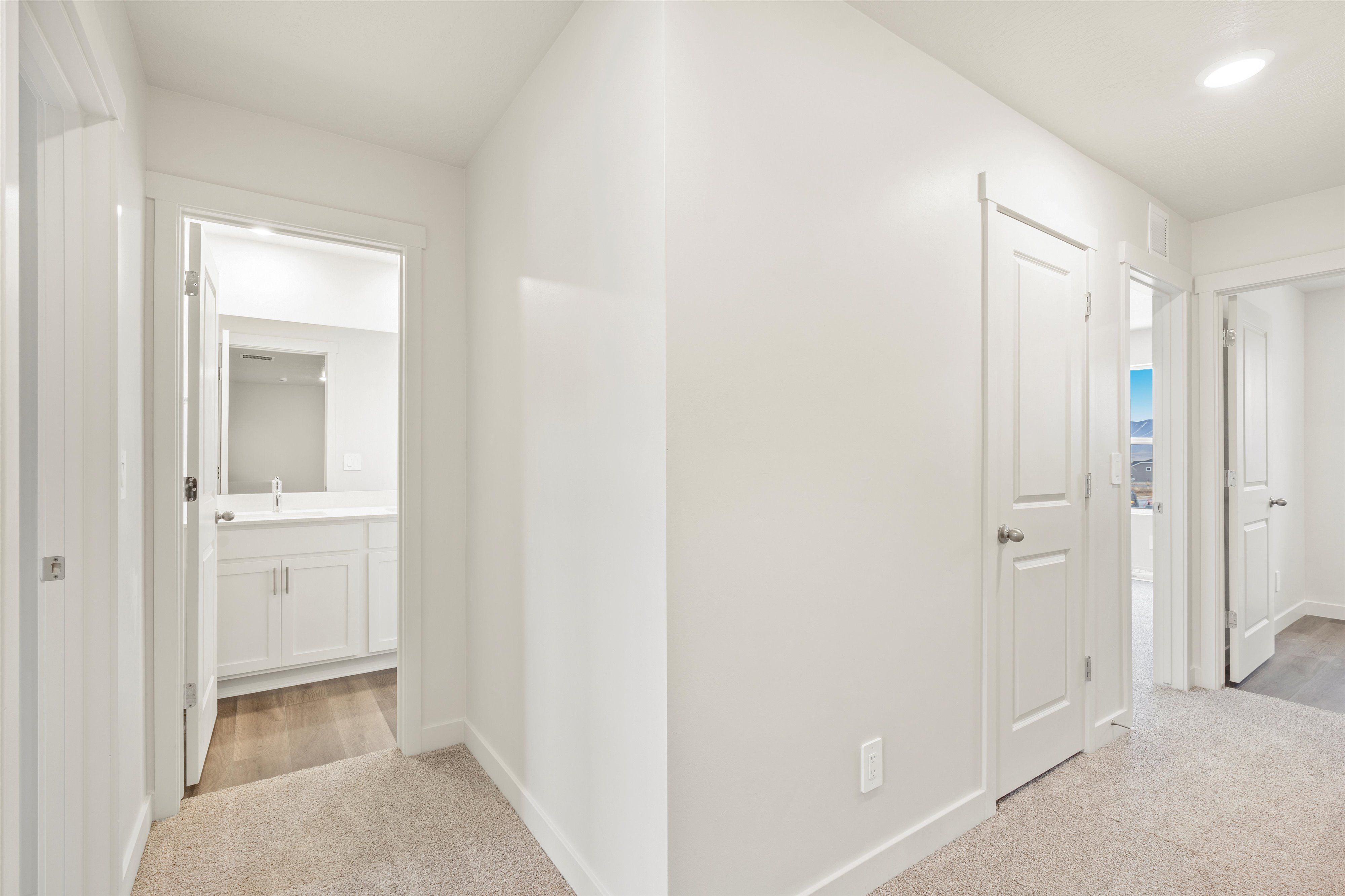 The Pine floorplan interior image taken at a Meritage Homes Community in Tooele, UT.