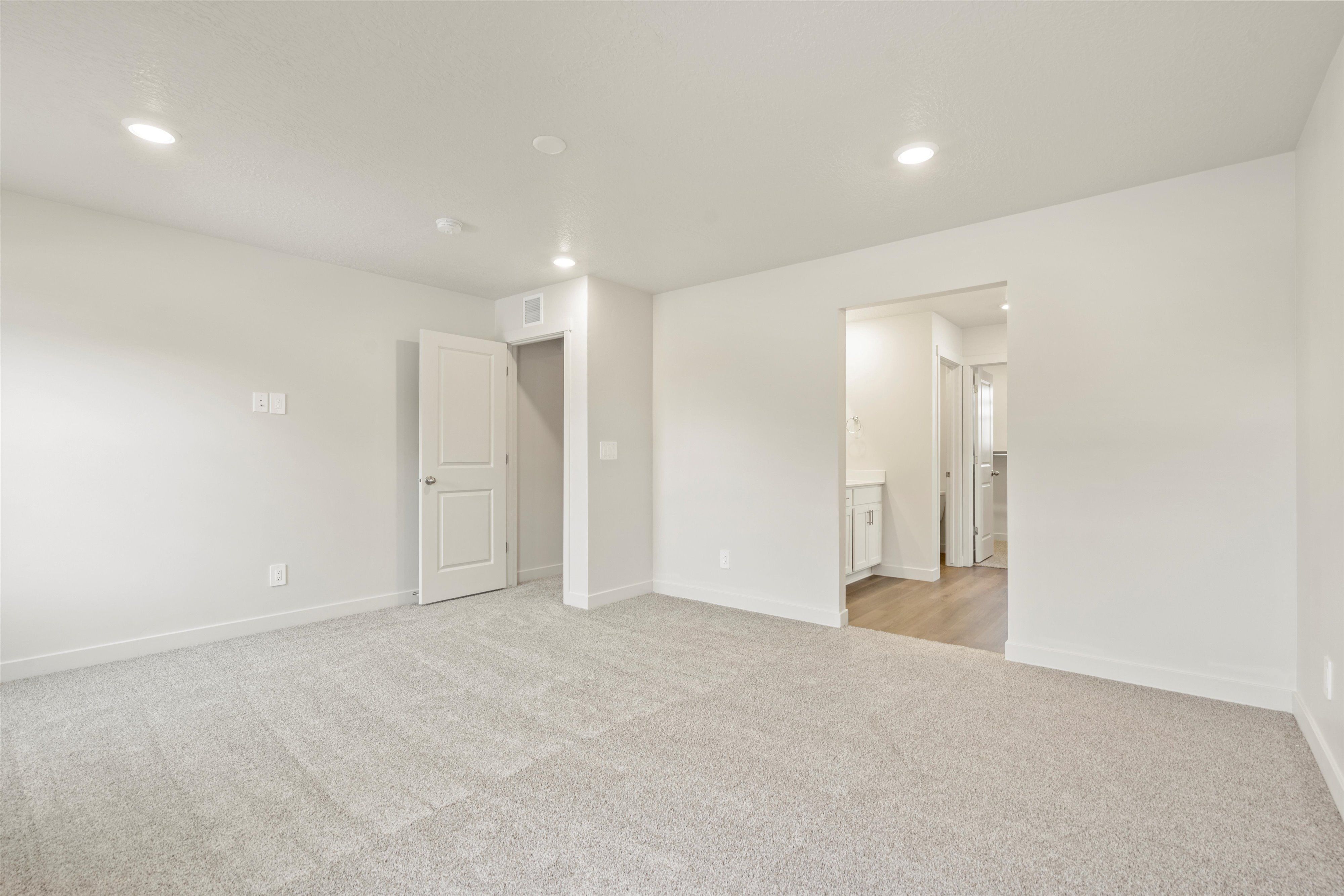 The Pine floorplan interior image taken at a Meritage Homes Community in Tooele, UT.