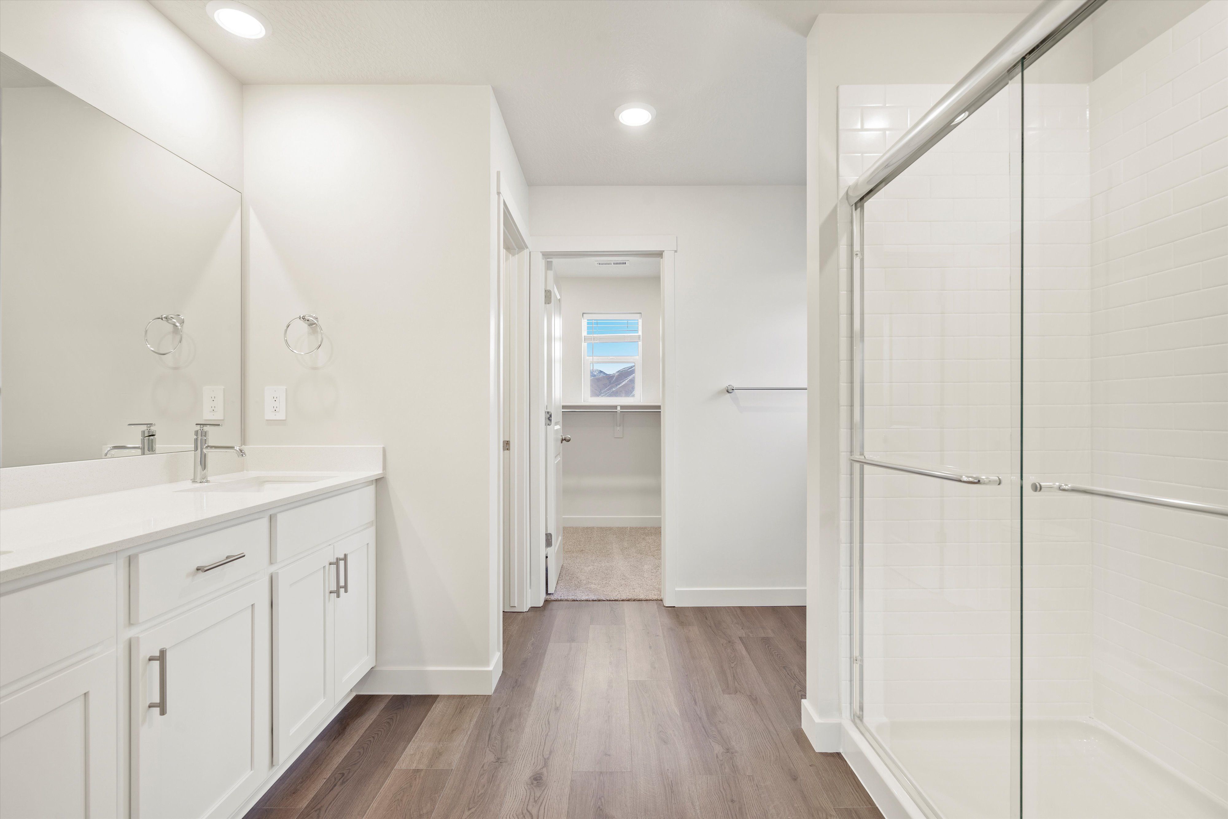 The Pine floorplan interior image taken at a Meritage Homes Community in Tooele, UT.