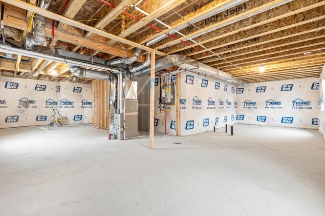 The Pine floorplan interior image taken at a Meritage Homes Community in Tooele, UT.
