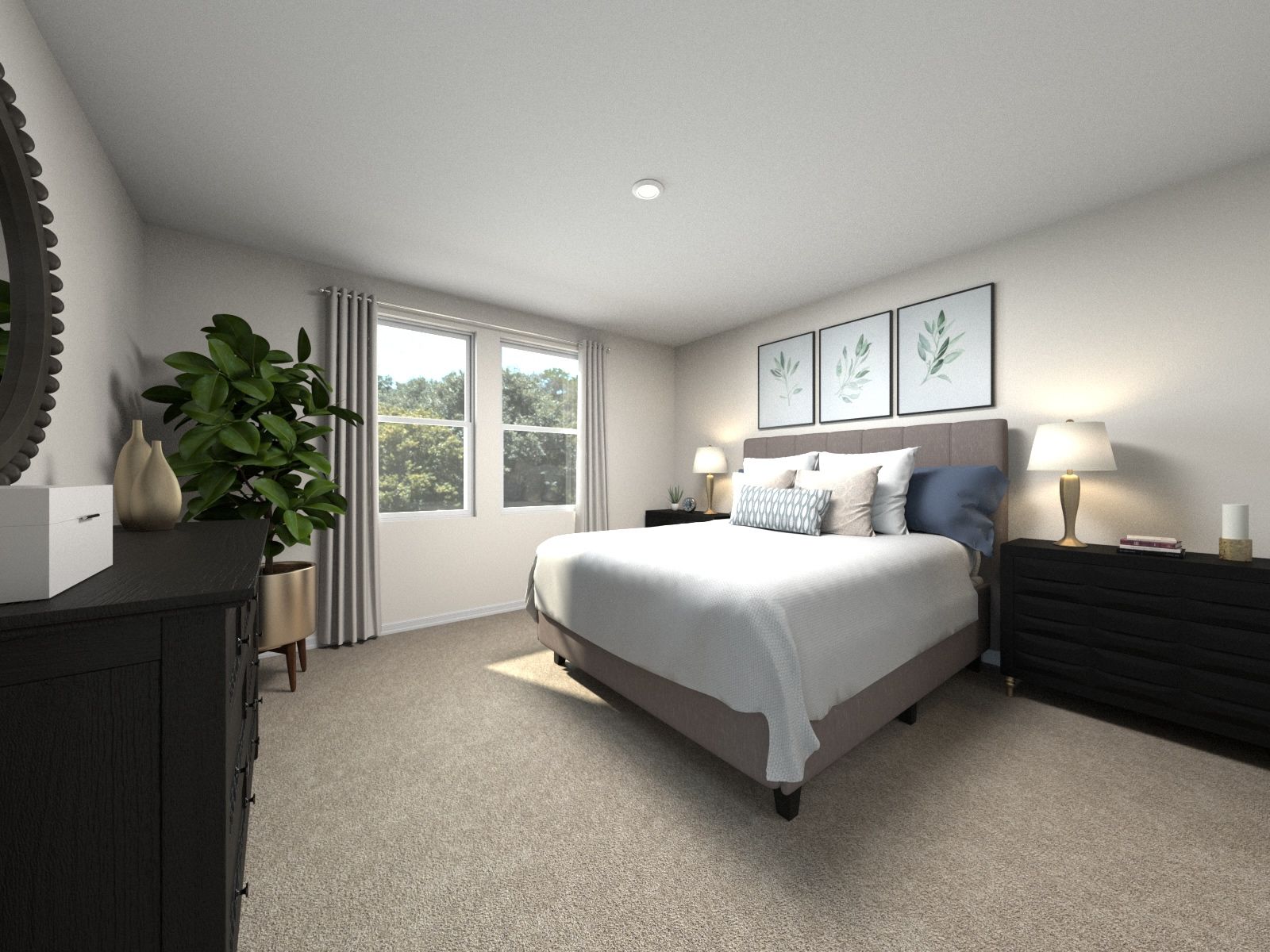 Primary Bedroom Rendering