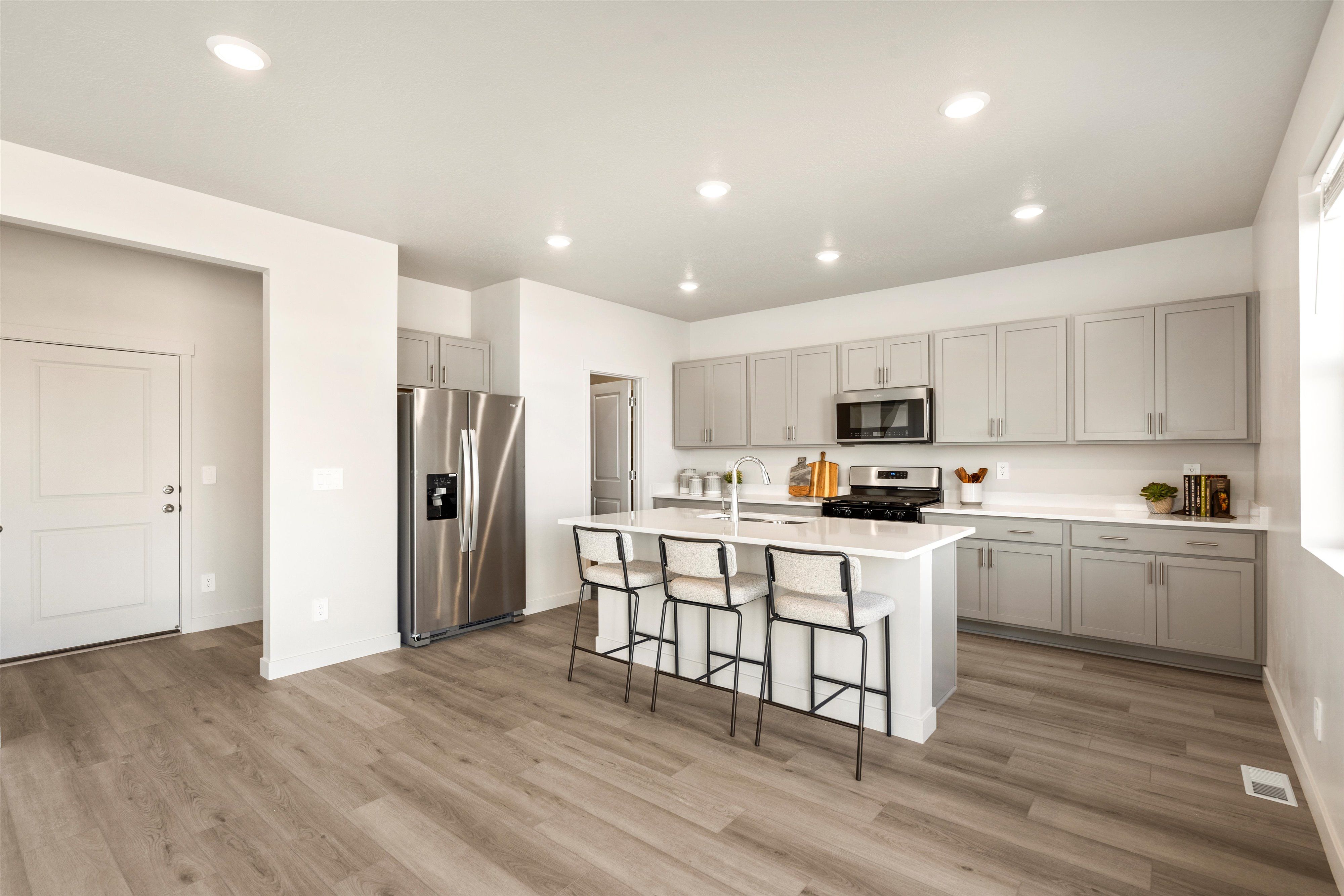 The Solitude floorplan interior image taken at a Meritage Homes Community in Tooele, UT.