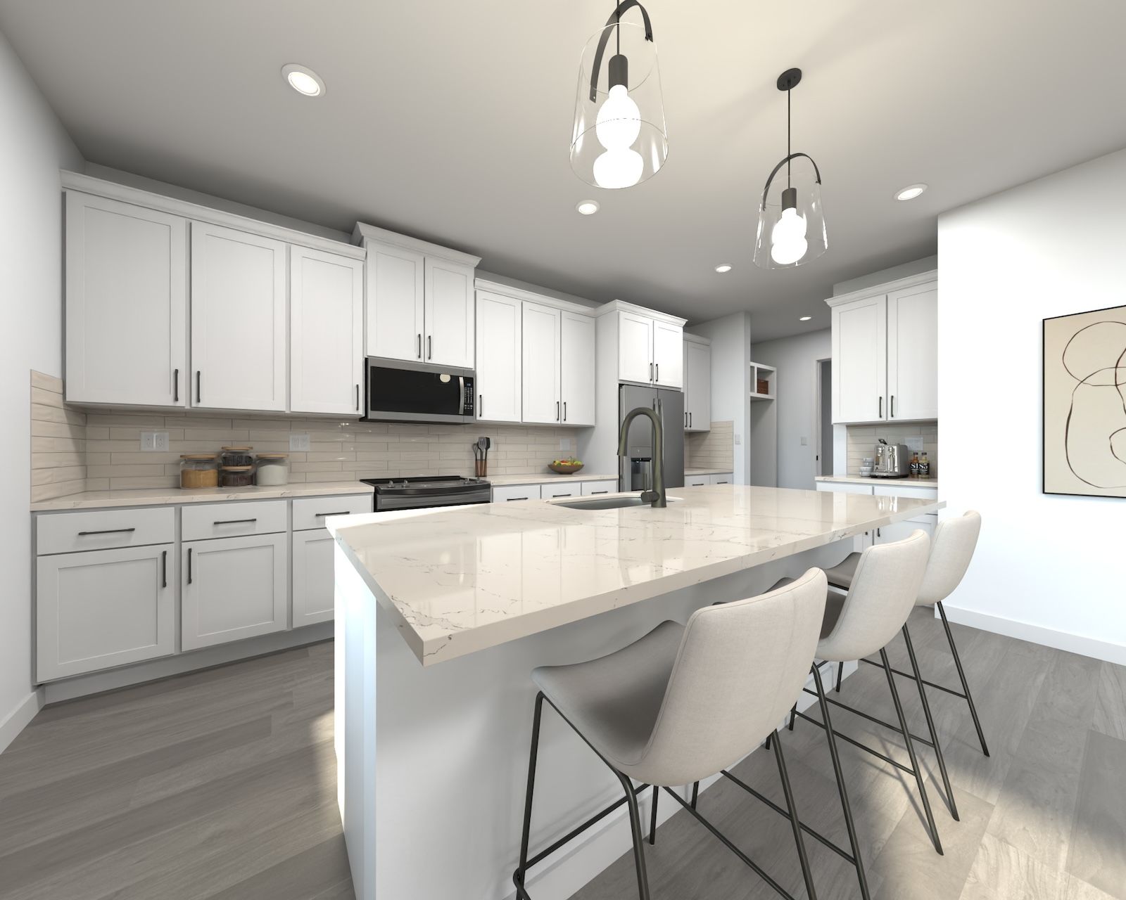 Rendering of the Prato Kitchen