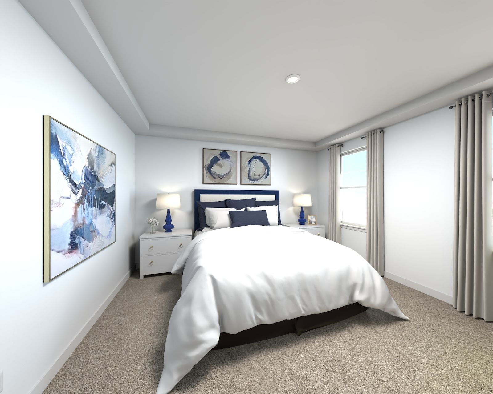 Rendering of the Prato Primary Bedroom