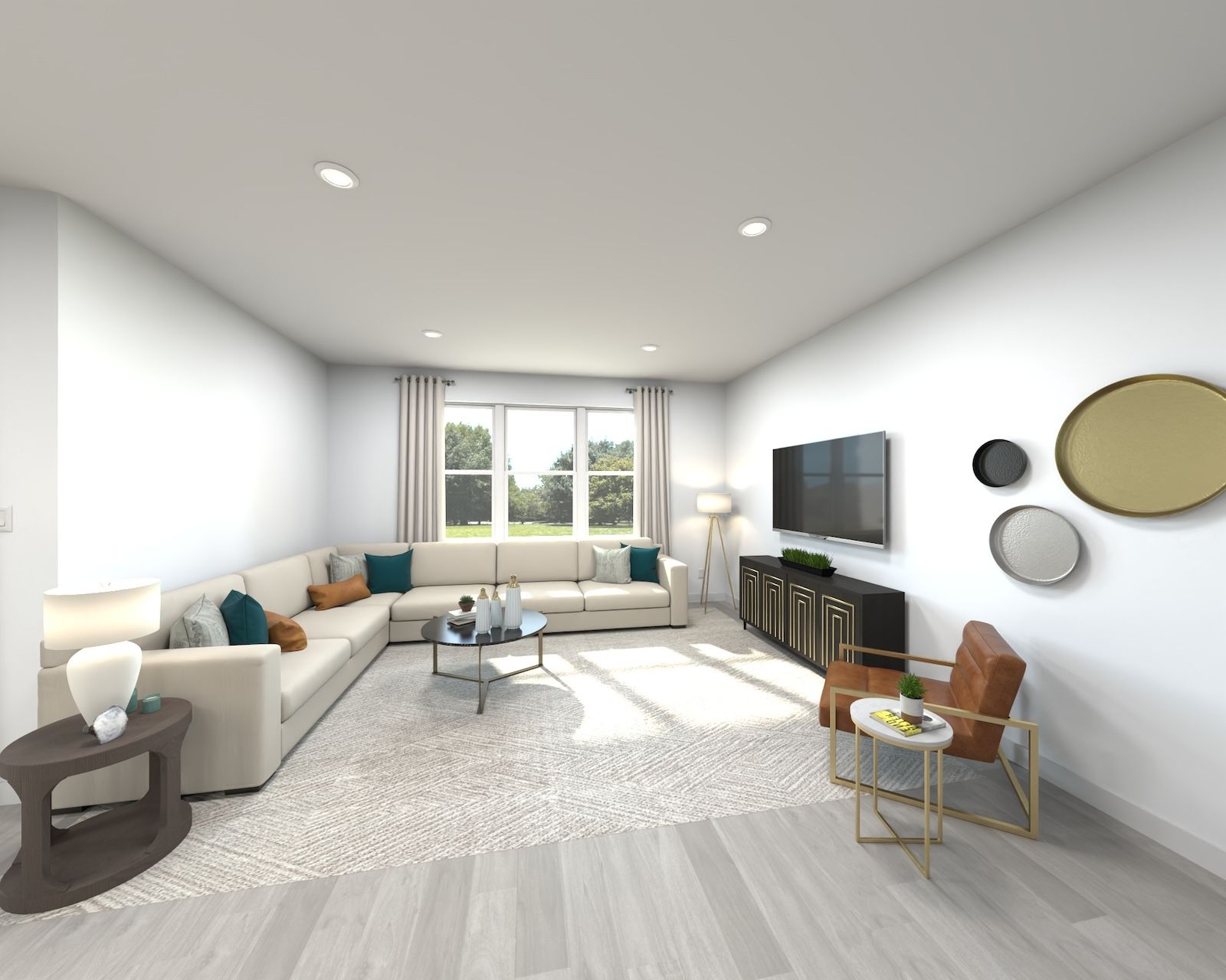 Rendering of the San Marino Living Room