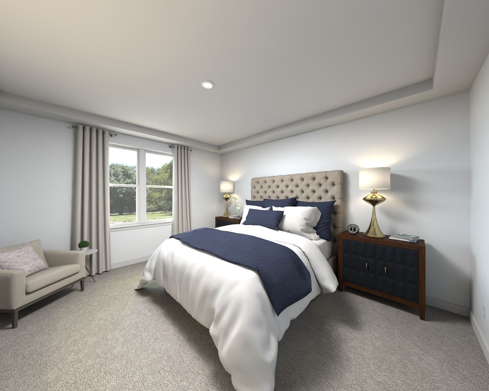 Rendering of the San Marino Primary Bedroom