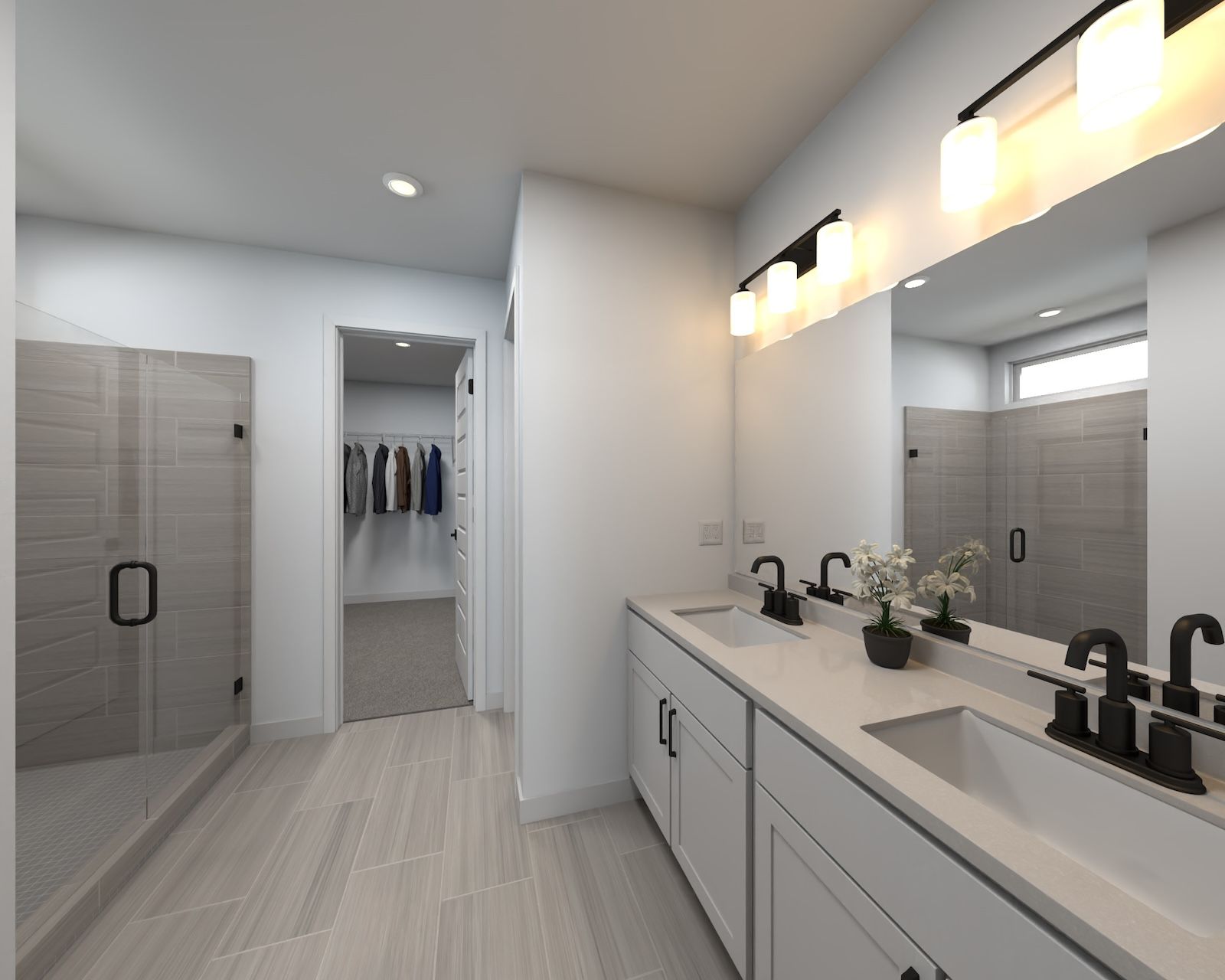 Rendering of the Emilia Primary Bathroom