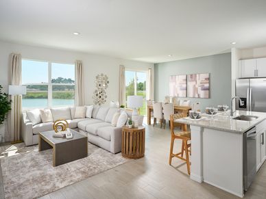 The Foxglove floorplan modeled at The Grove at Stuart Crossing.