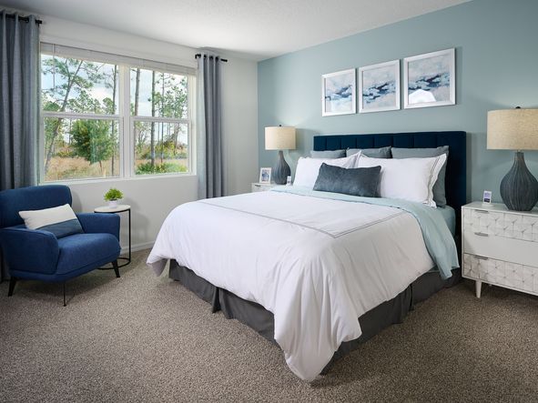 The Essex floorplan modeled at Two Rivers.
