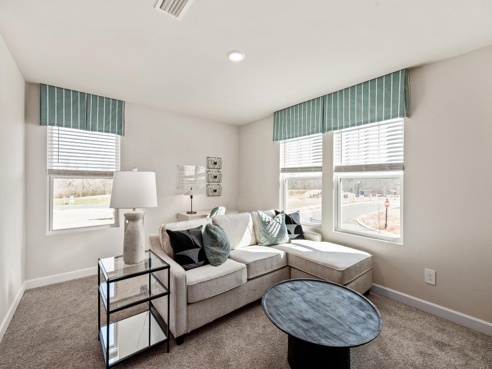 The versatile loft can be customized to fit your family's needs.