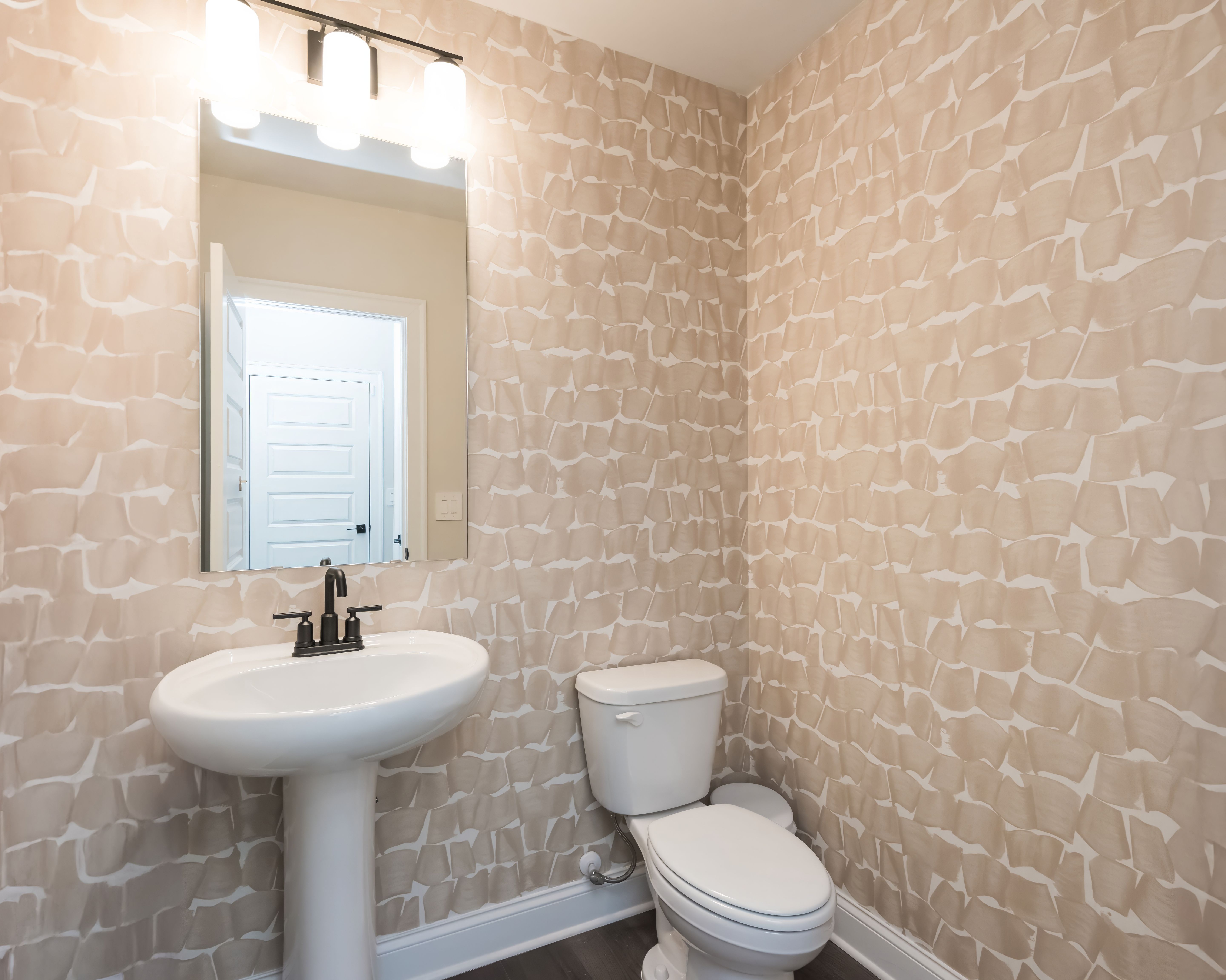 The Cromwell features a downstairs half-bath at your convenience.