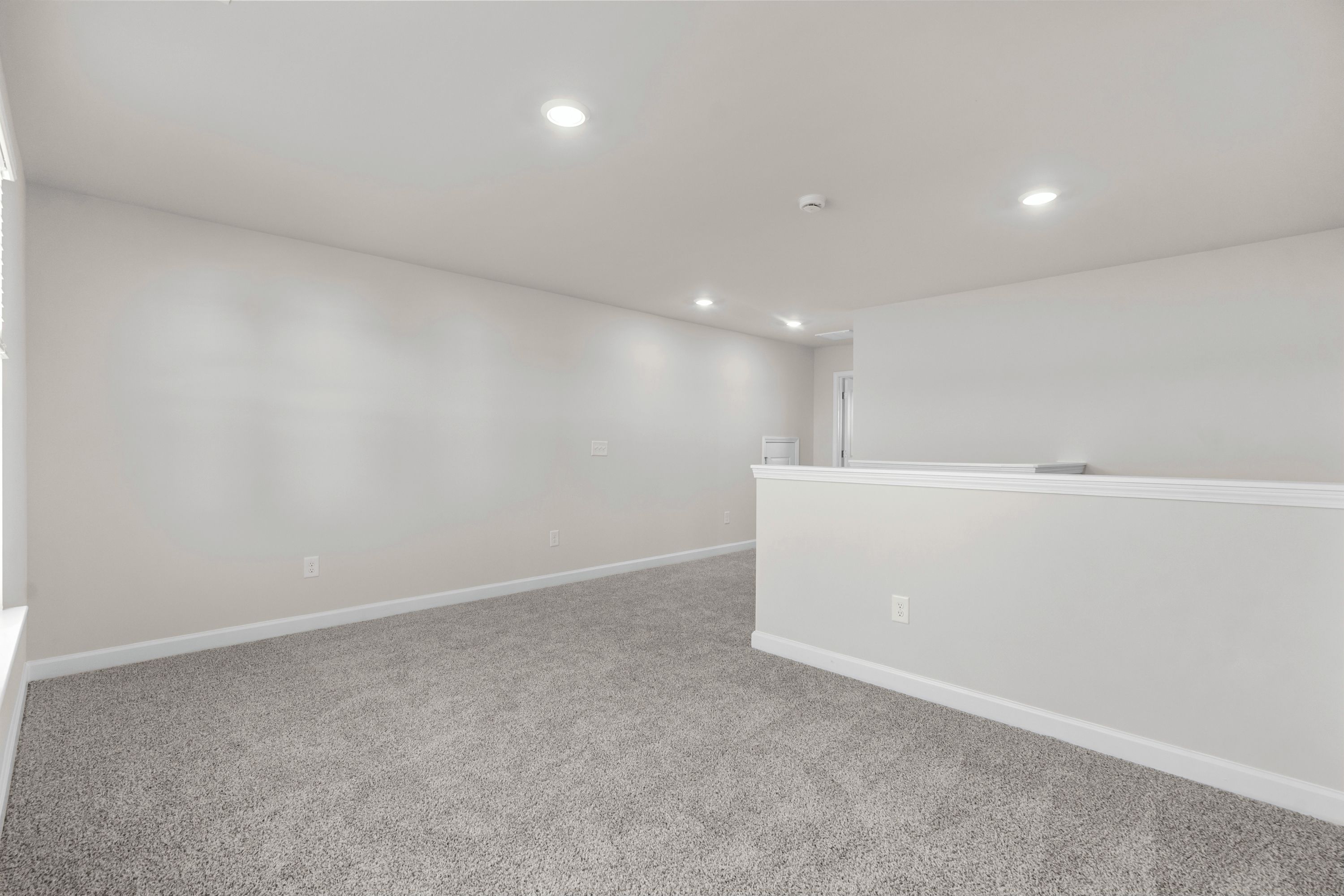 A second floor loft provides a large space to relax and unwind.