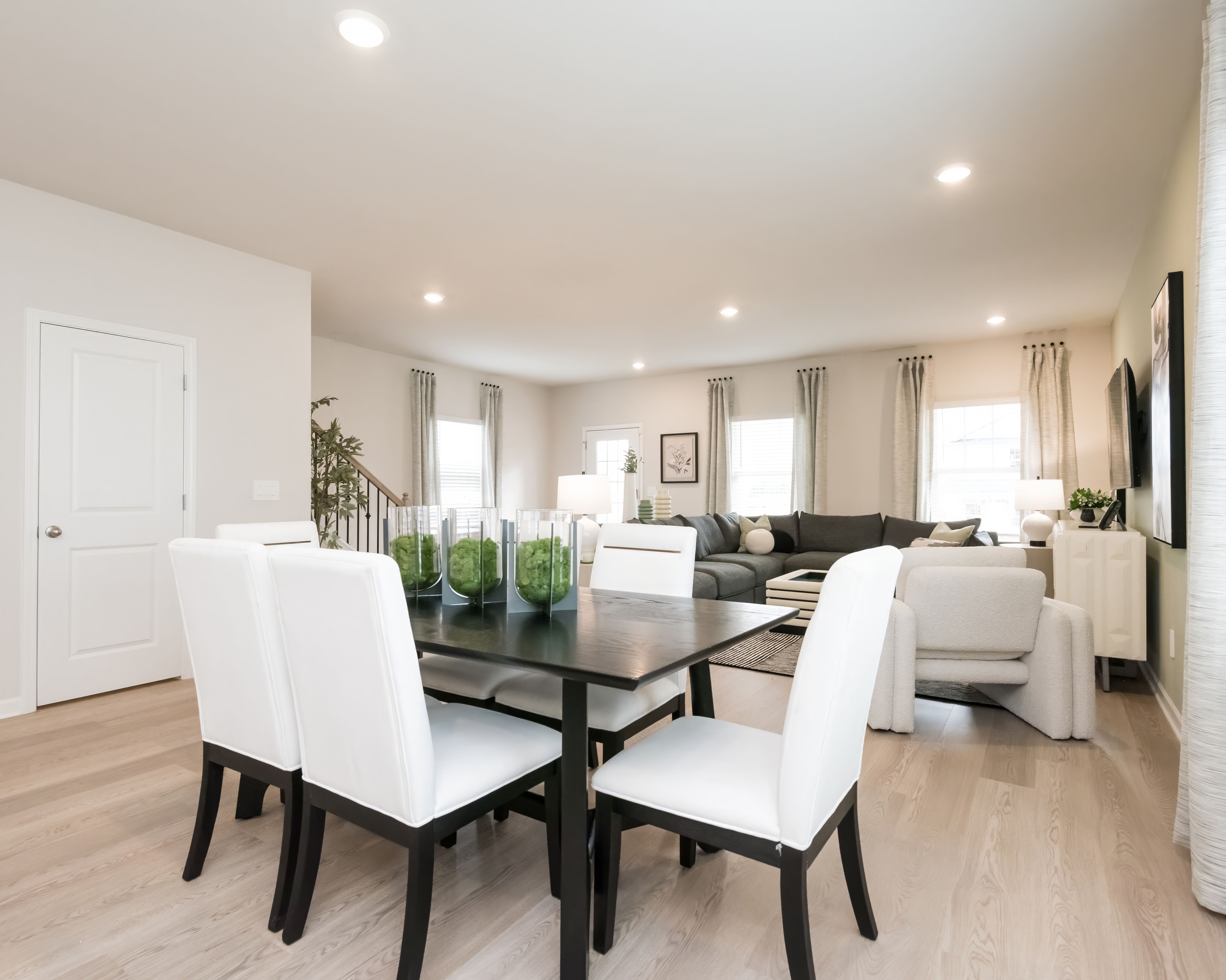 Dining Room in the Cromwell floorplan modeled at a Meritage Homes community in Atlanta, GA.