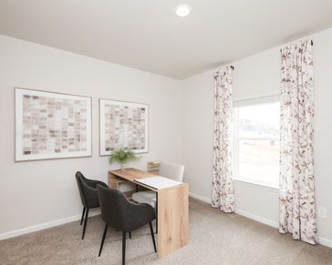 Work from home effortlessly in the home office.