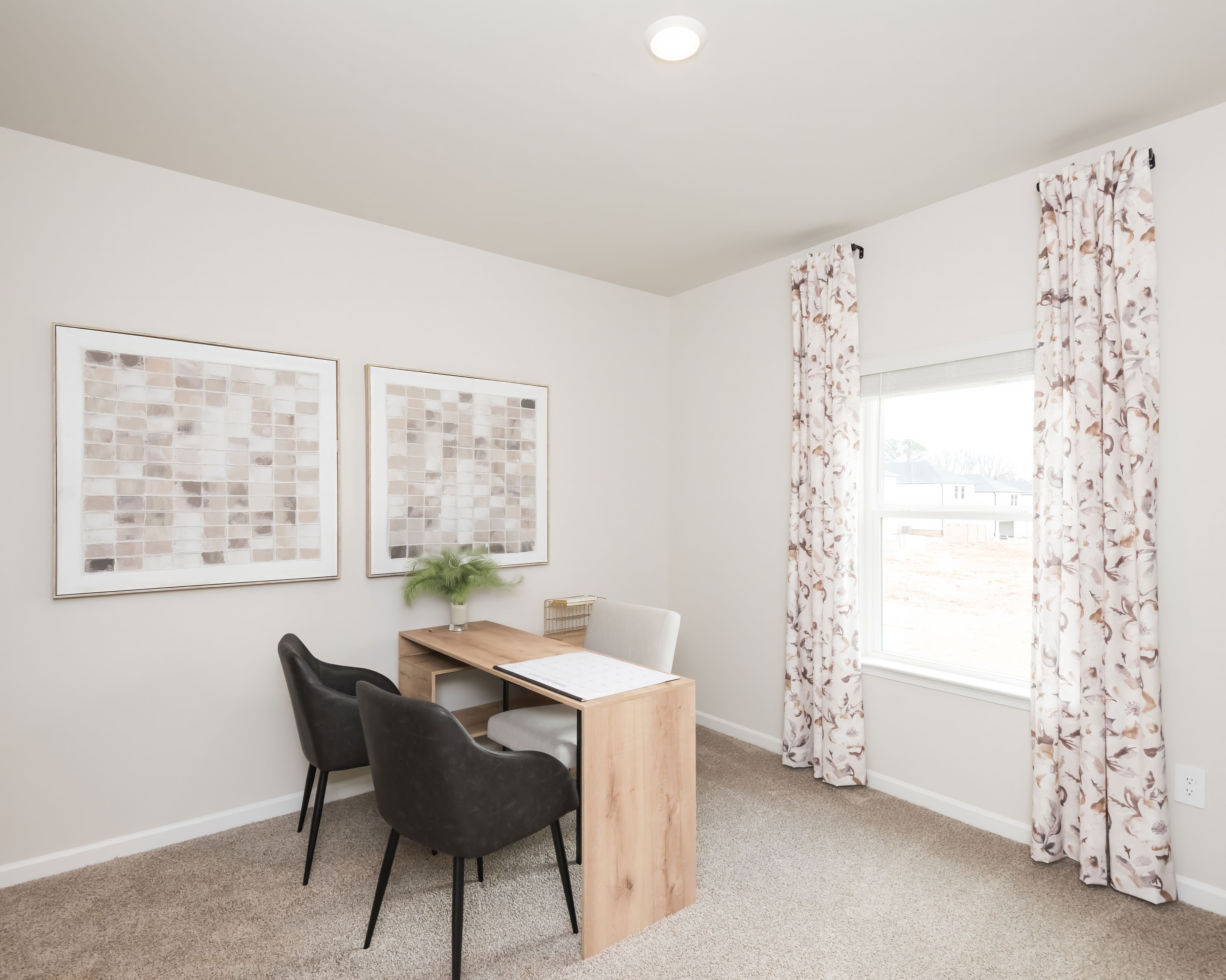 Work from home effortlessly in the home office.