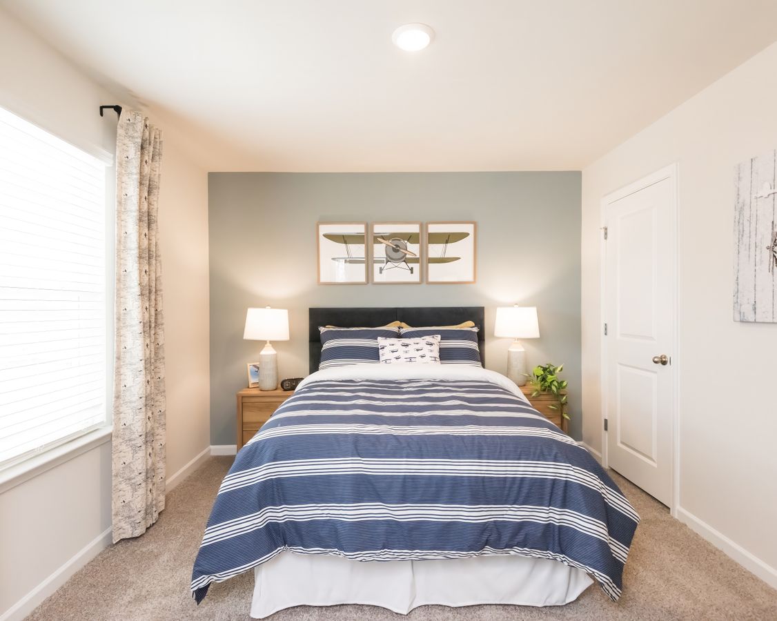 The Paisley floorplan features four secondary bedrooms.