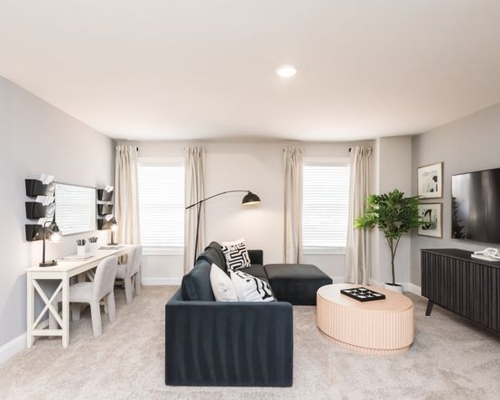 The versatile loft lets you transform this space to fit your needs.