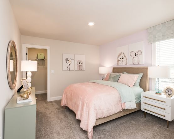 The Johnson floorplan features four secondary bedrooms.