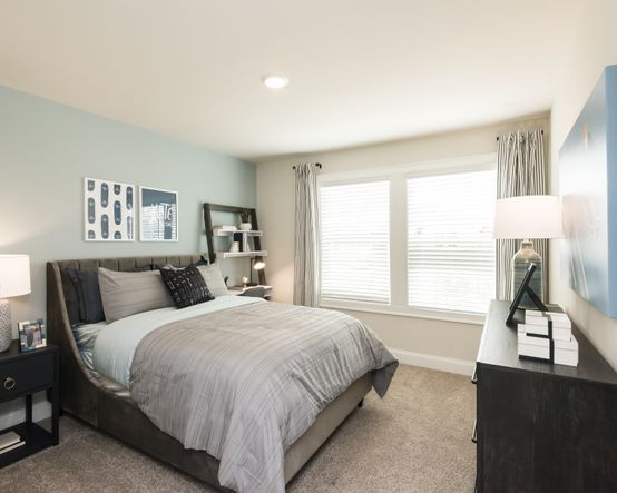 The Johnson floorplan features four secondary bedrooms.