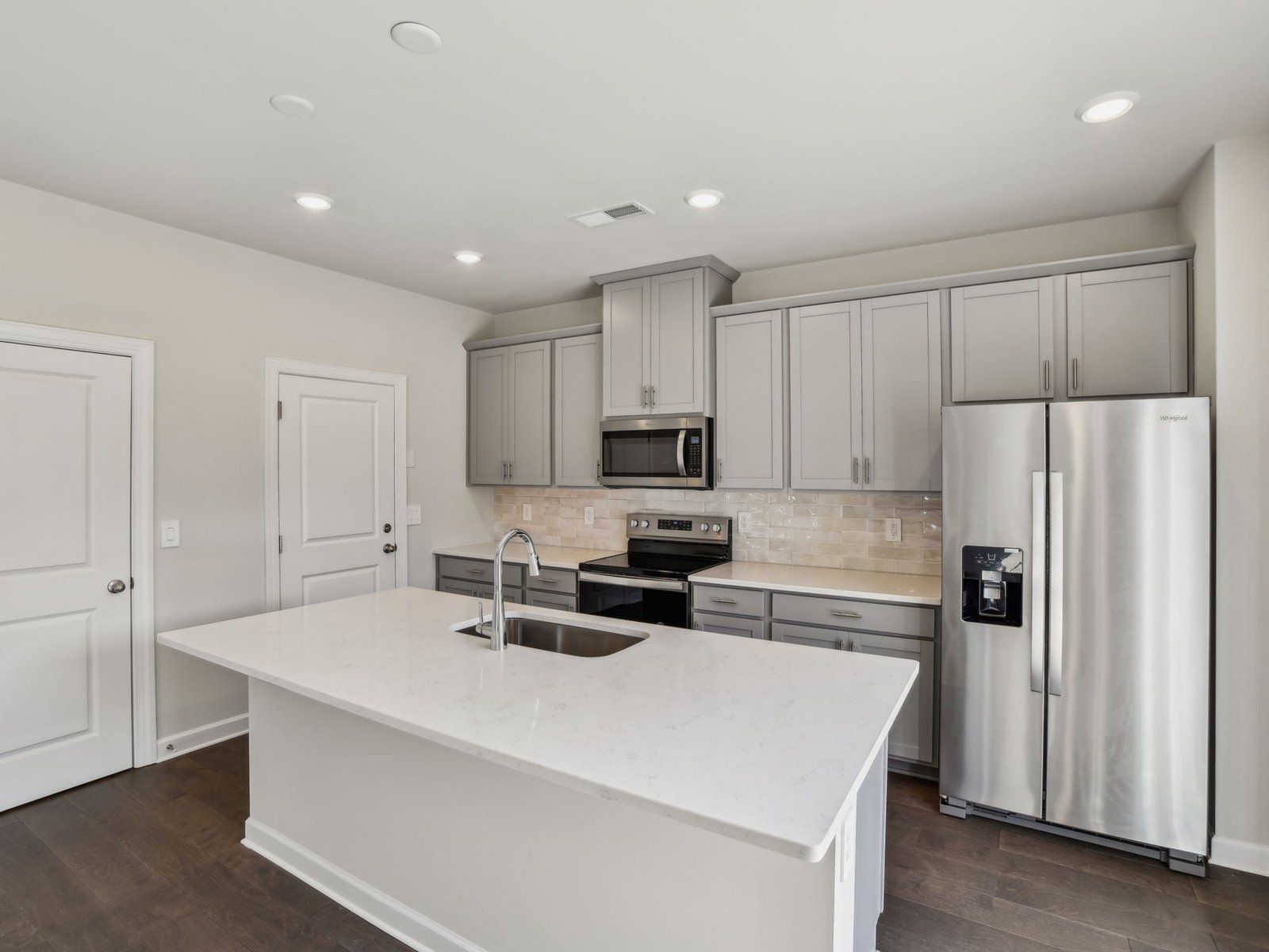 Prep dinner in the modern, spacious kitchen.