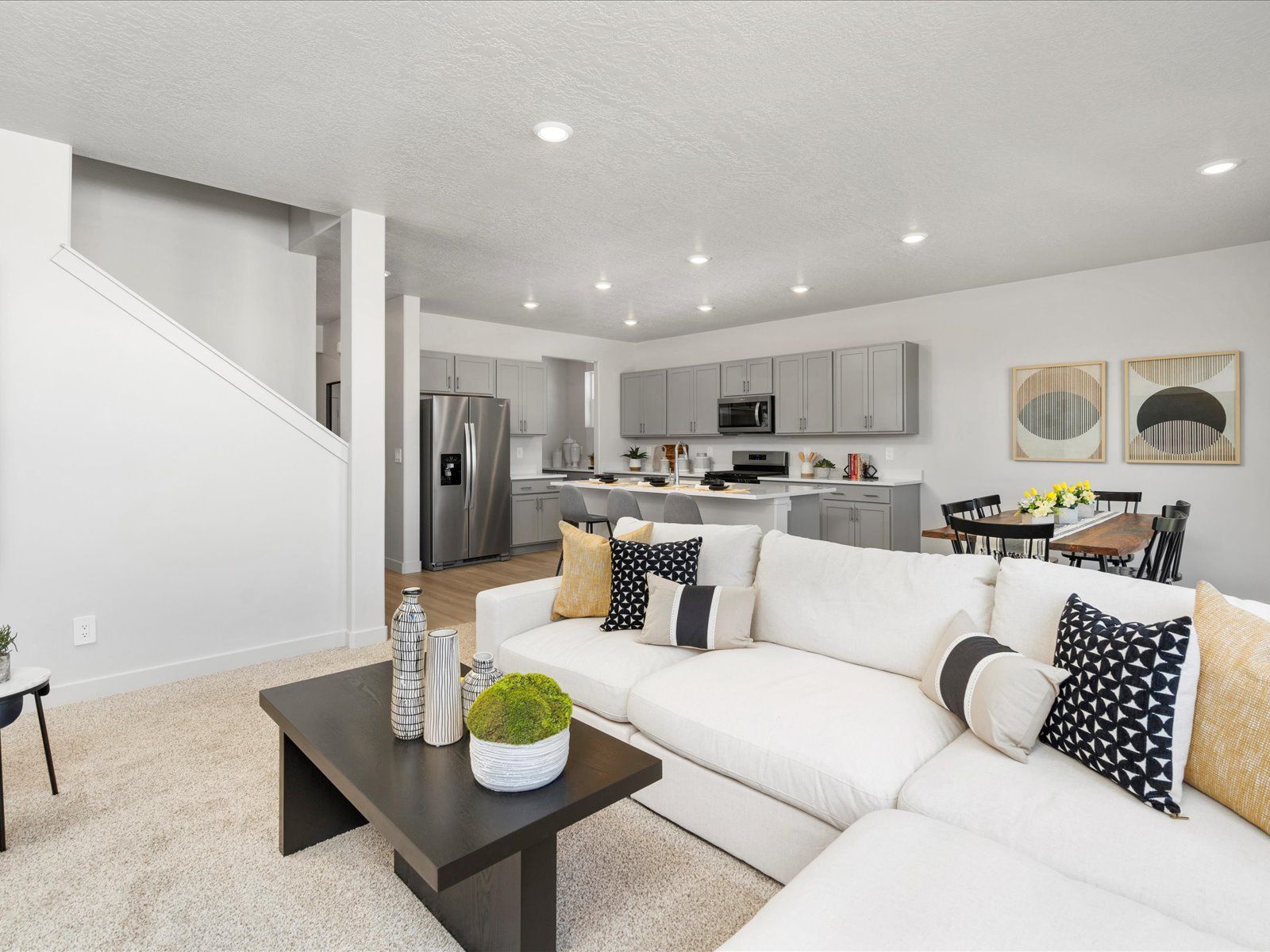 The 4281 plan modeled at Westwood Estates in West Haven, UT.