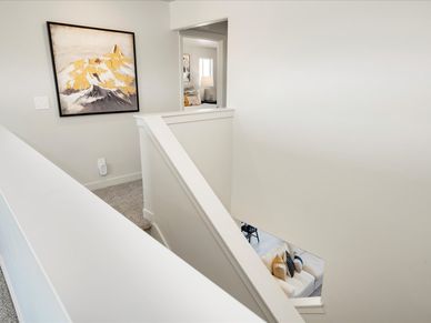 The Residence 6 floorplan interior image taken at a Meritage Homes Community in West Haven, UT.