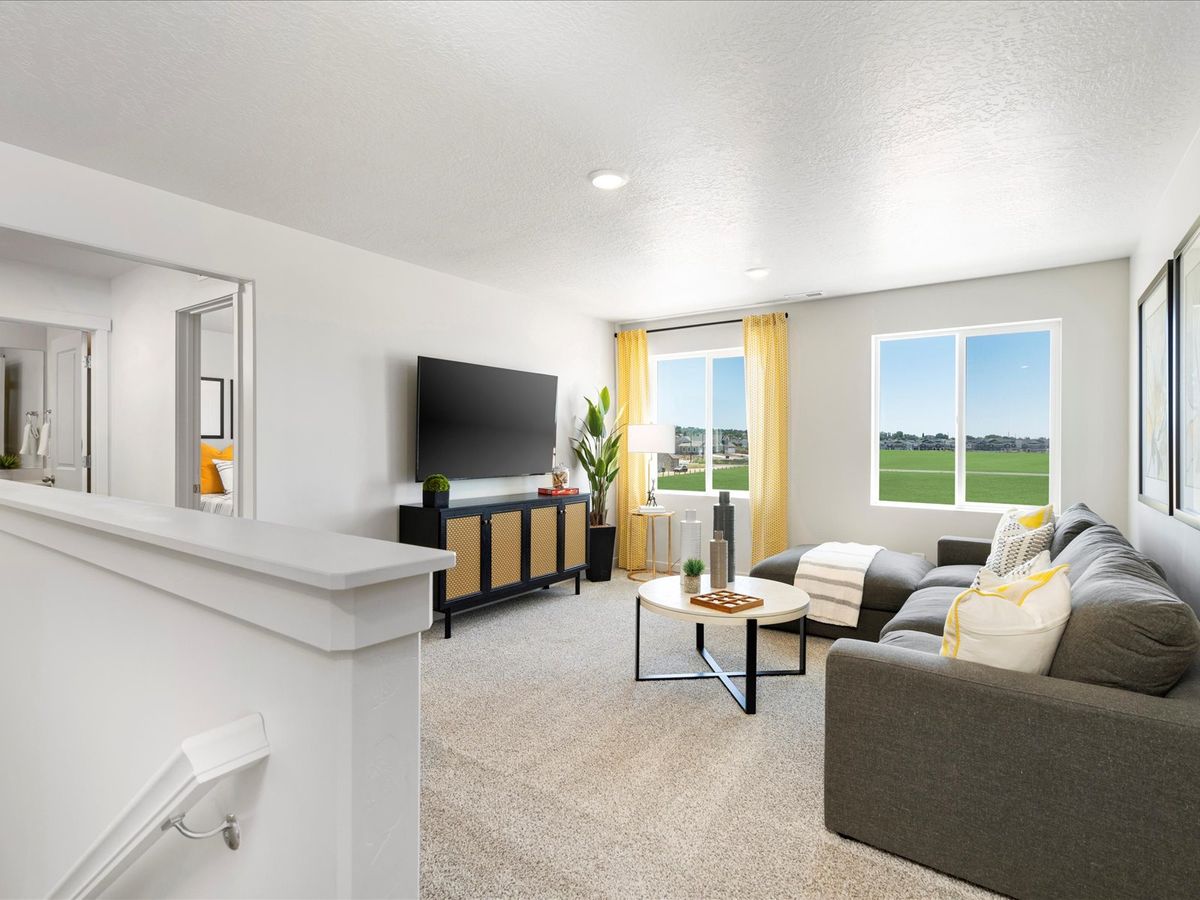 The Residence 6 floorplan interior image taken at a Meritage Homes Community in West Haven, UT.