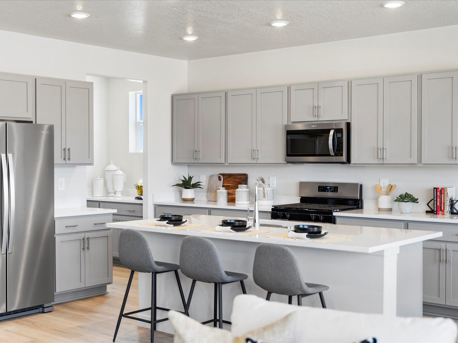 The Residence 6 floorplan interior image taken at a Meritage Homes Community in West Haven, UT.