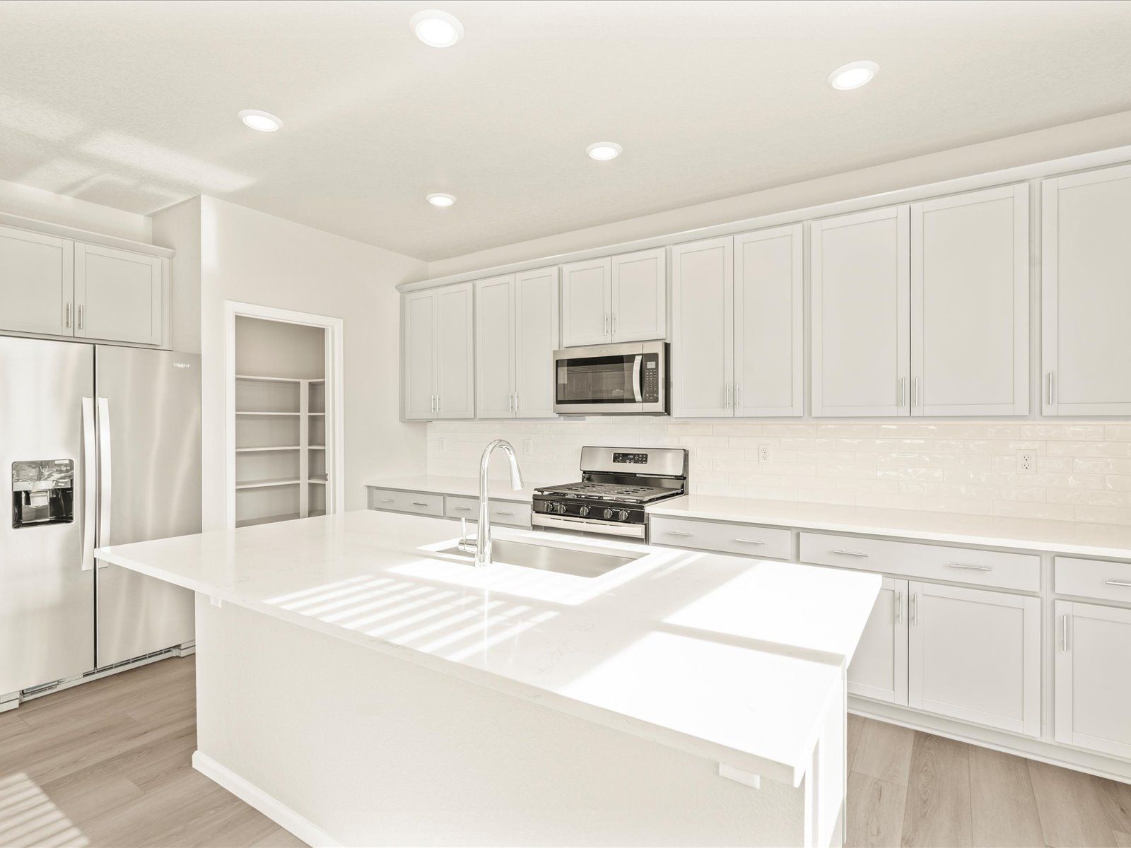 The Monarch floorplan interior image taken at a Meritage Homes community in Colorado Springs, CO.