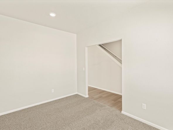 The Monarch floorplan interior image taken at a Meritage Homes community in Colorado Springs, CO.