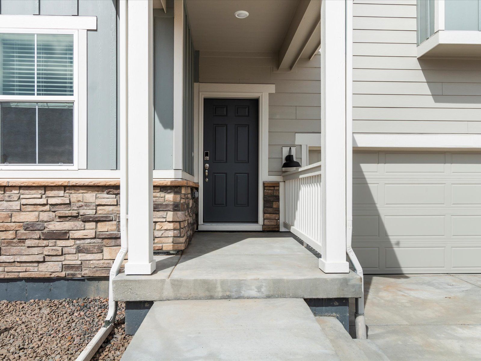 The Twin Peaks exterior image taken at a Meritage Homes community in Severance, CO.