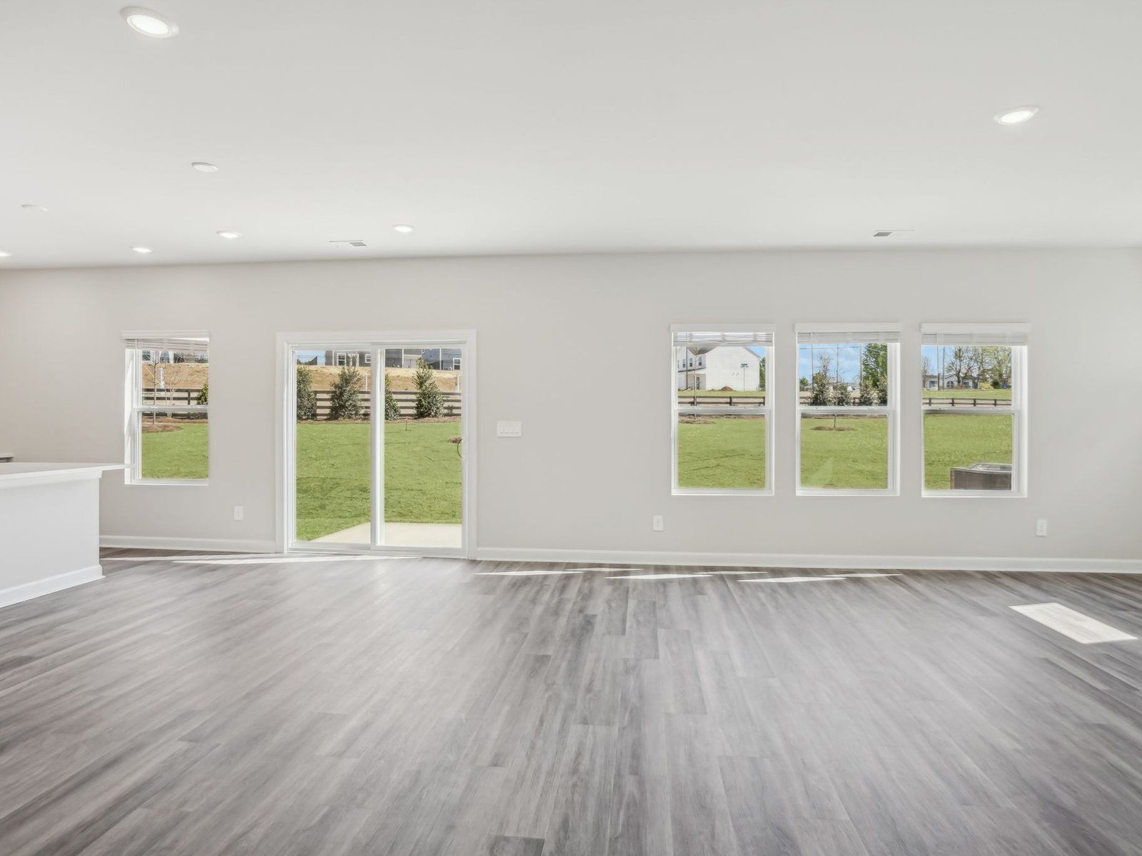 Take in the natural light the great room has to offer.