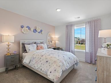 Spacious secondary bedrooms offer plenty of room for the whole family and overnight guests.