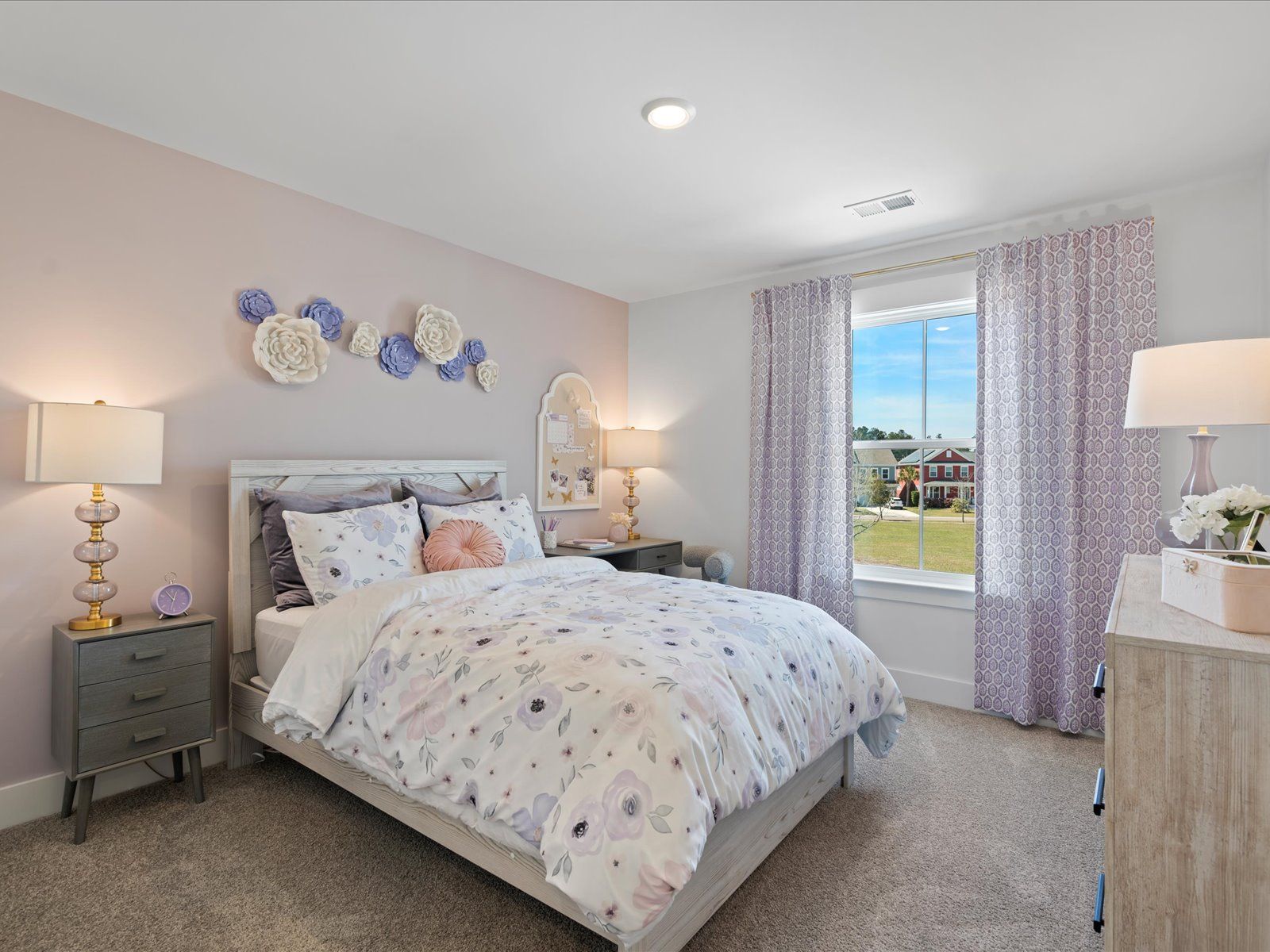 Spacious secondary bedrooms offer plenty of room for the whole family and overnight guests.