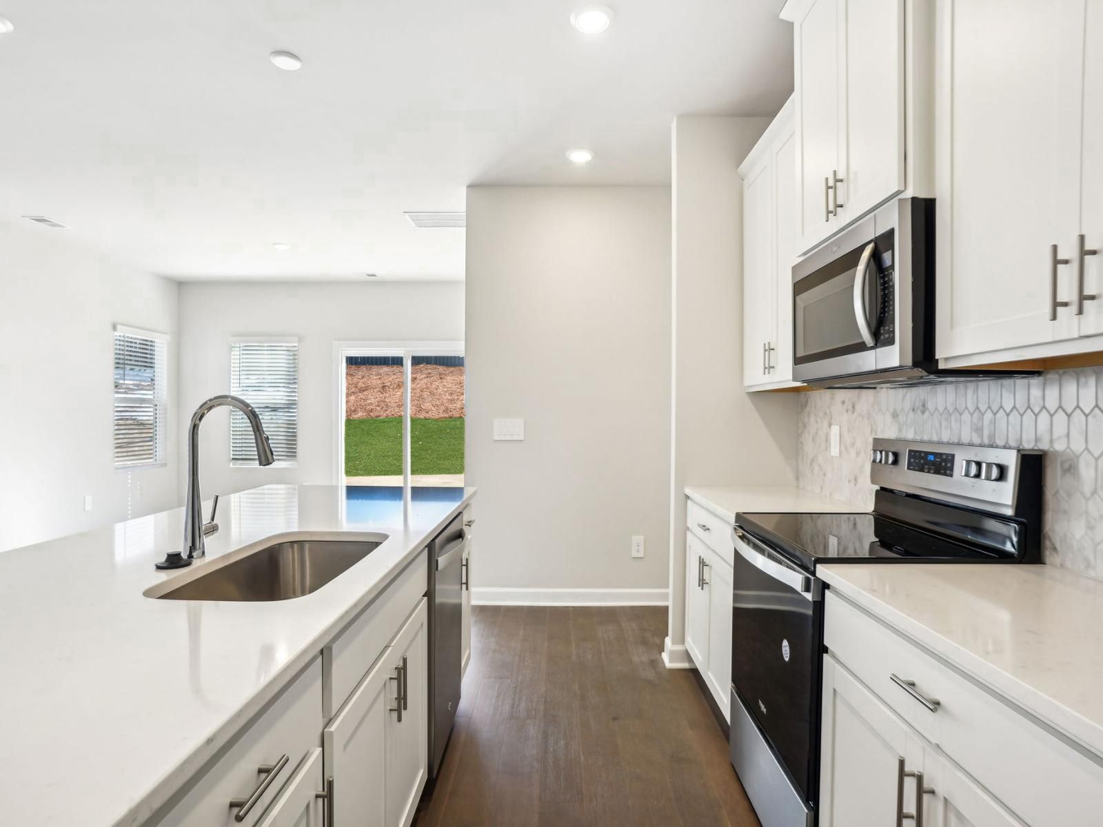 Cook your favorite meals in the Roswell's modern kitchen.