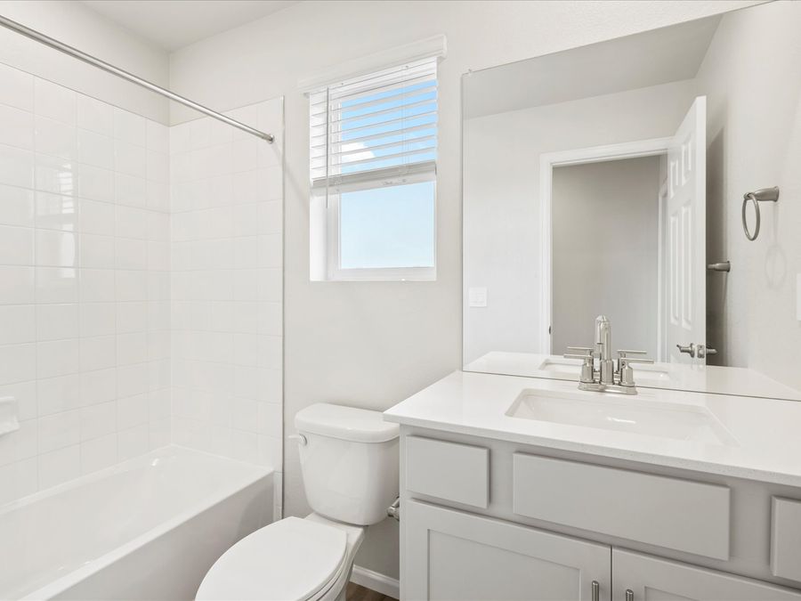 The Dillon floorplan interior image taken at a Meritage Homes community in Johnstown, CO