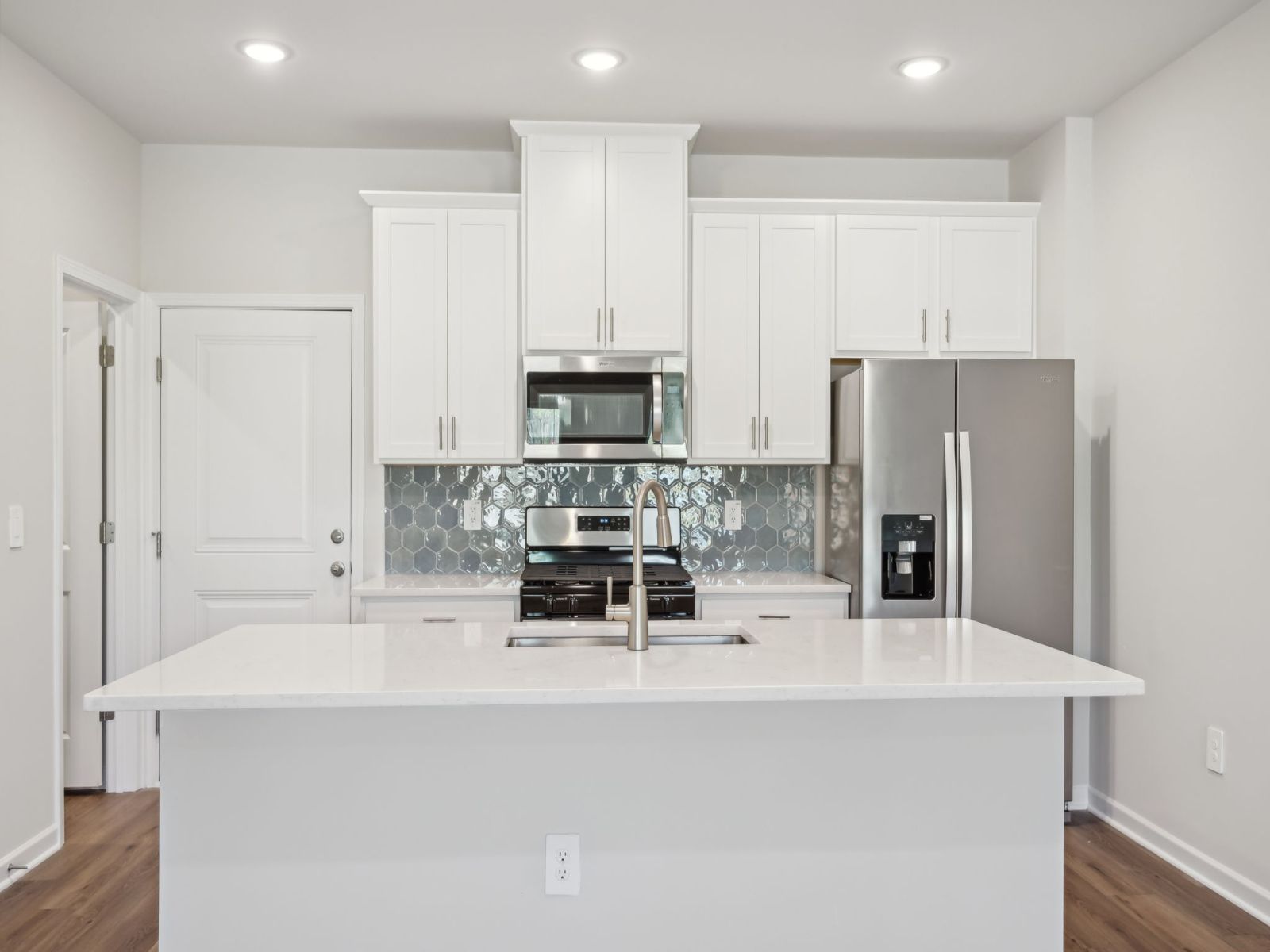 Kitchen in the Thorton floorplan at 3725 Rosebush Dr in Zebulon, NC.