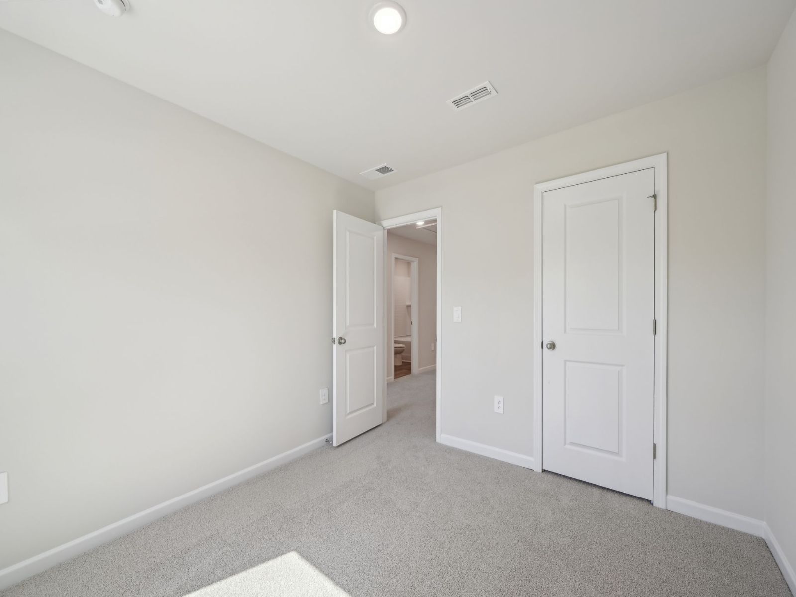 Secondary bedroom in the Thorton floorplan at 3725 Rosebush Dr in Zebulon, NC.