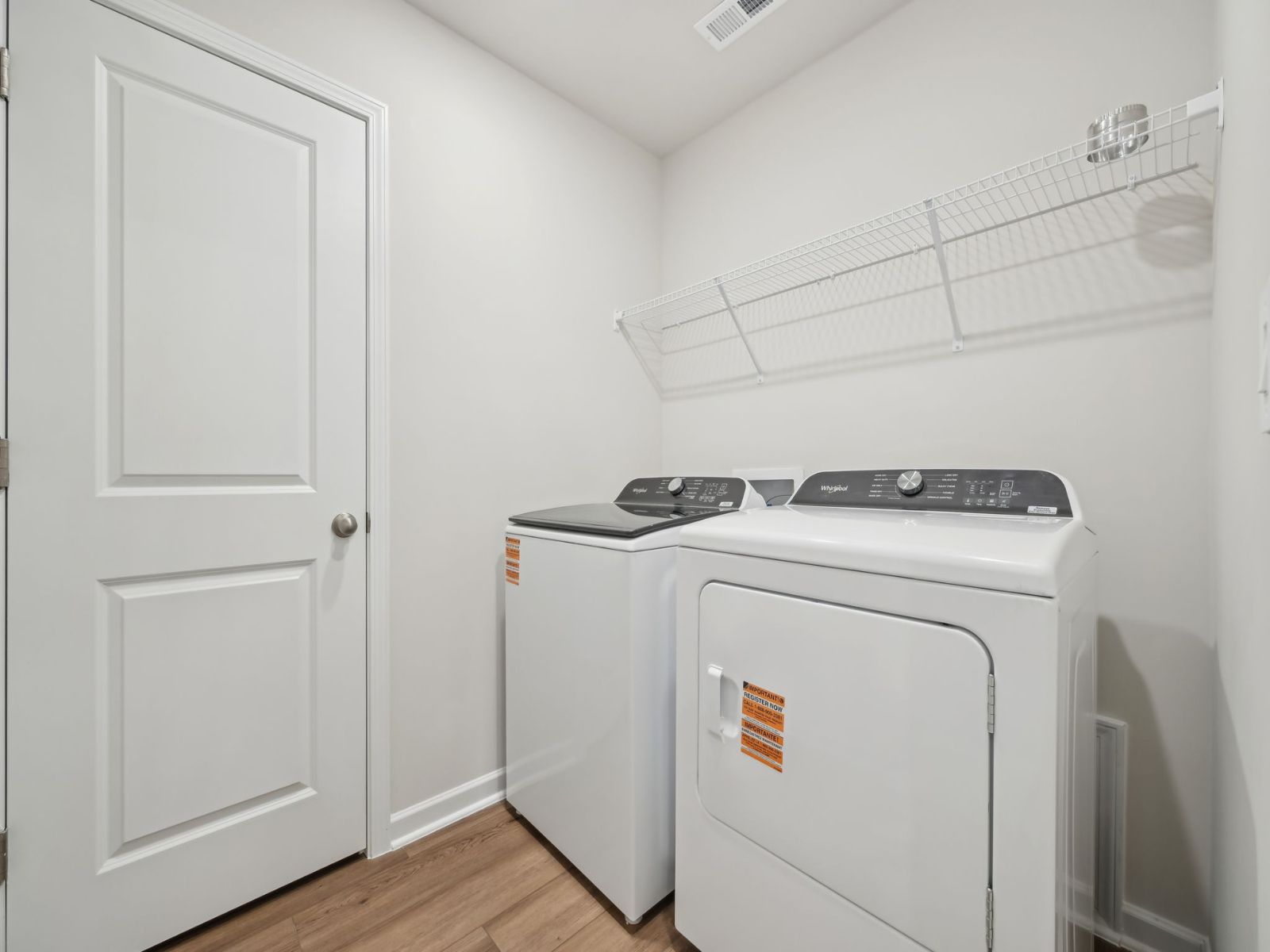 Laundry in the Thorton floorplan at 3725 Rosebush Dr in Zebulon, NC.