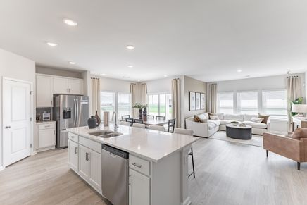 The main level features a bright and open floorplan.