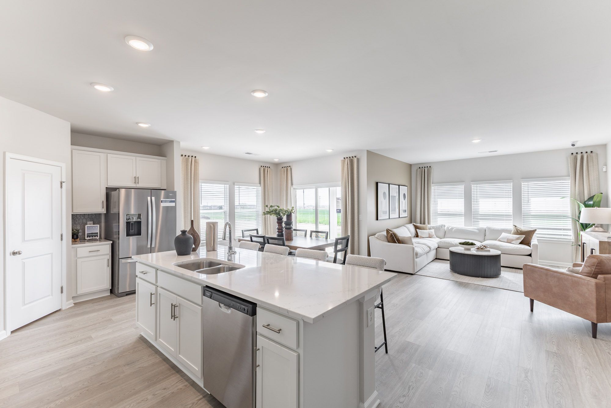 The main level features a bright and open floorplan.