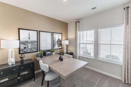 The Gibson features three secondary bedrooms.