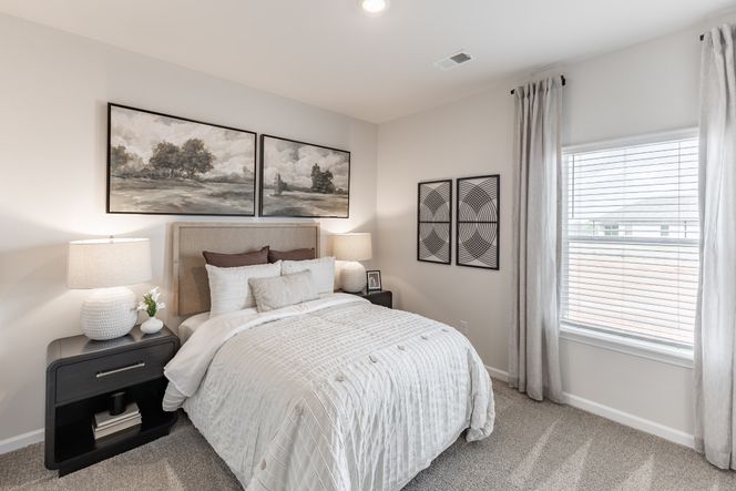 The Gibson features three secondary bedrooms.