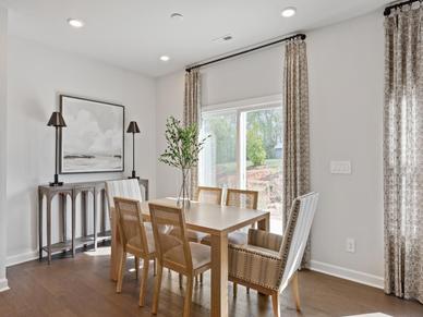 The great room provides extra space for a dining area or breakfast nook.