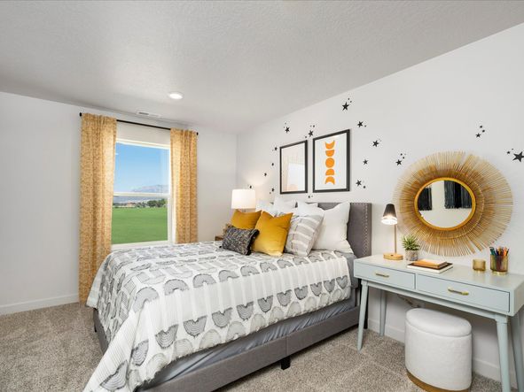 The Residence 6 floorplan interior image taken at a Meritage Homes Community in West Haven, UT.