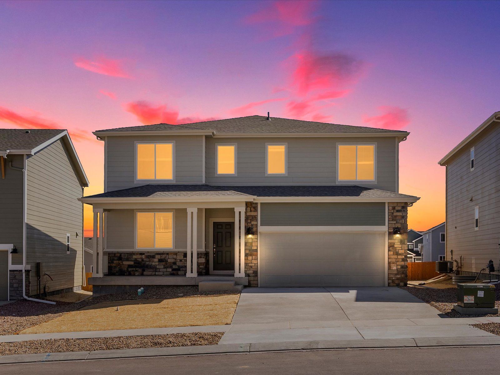 The Sylvan floorplan image taken at a Meritage Homes community in Peyton, CO